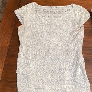 Banana Republic Lacy Top